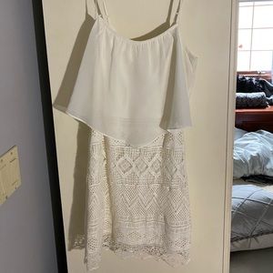 Cream lace dress